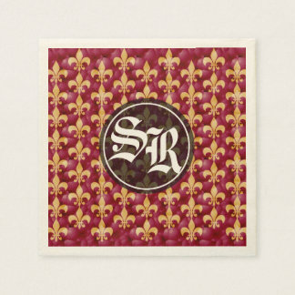 Serviette Jetable Mariage médiéval Napkin
