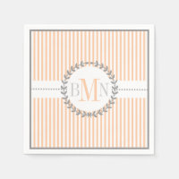 Mariage motif rayé blanc