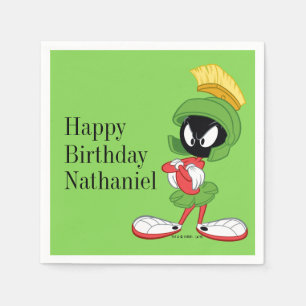 Serviette Jetable MARVIN LE MARTIAN™ Armes croisées