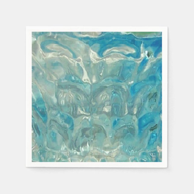 Serviette Jetable Mer turbulente (Devant)