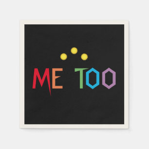 Serviette Jetable Moi aussi Rainbow résiste au papier Napkins