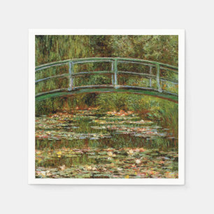 Serviette Jetable Monet Pont Japonais de Giverny