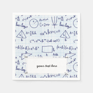 Serviette Jetable Motif chimique de l'école