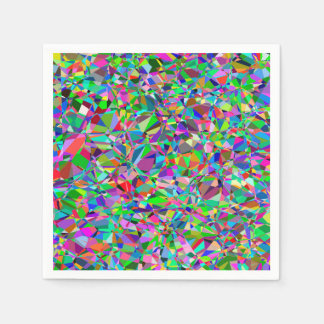 Serviette Jetable Motif en verre Abstrait couleur