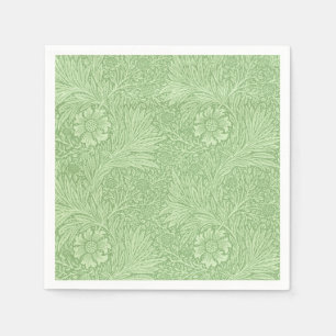 Serviette Jetable Motif (vert) de souci de William Morris