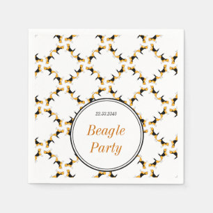 Serviette Jetable Mouchoirs Beagle