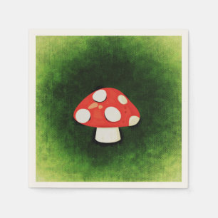 Serviette Jetable Mushroom de Cute
