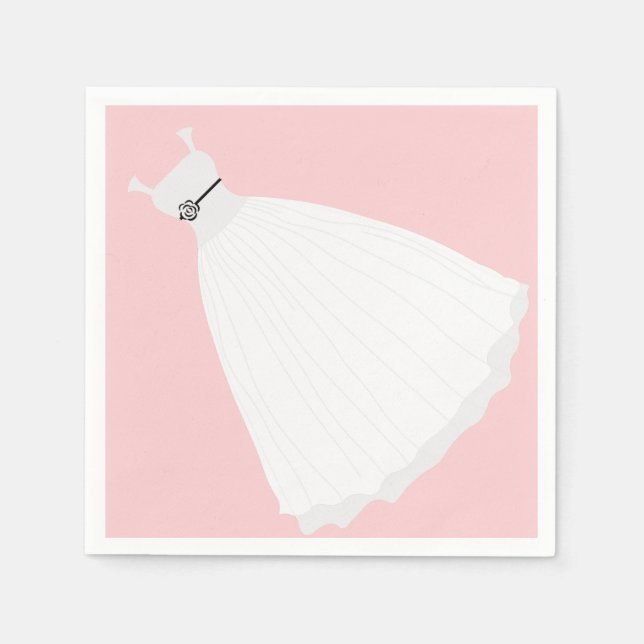 Serviette Jetable Napkins de Brunch nuptial (Devant)