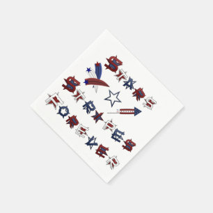 Serviette Jetable Napkins en papier américain