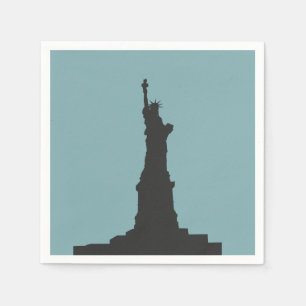Serviette Jetable Naples en papier Lady Liberty