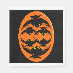 Serviette Jetable Naples Halloween Crows Papier