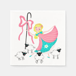 Serviette Jetable Naples Little Bo Peep