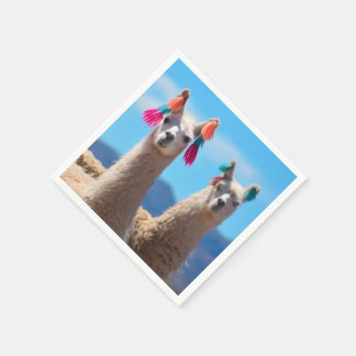Serviette Jetable Naples Llama