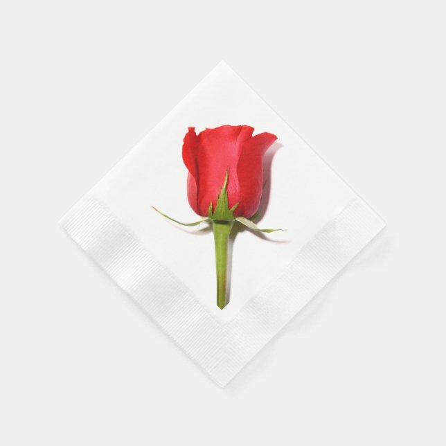 Serviette Jetable Naples Red Rose (Coin)