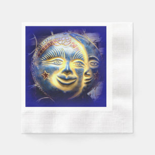 Serviette Jetable napperons en papier pour visage lune