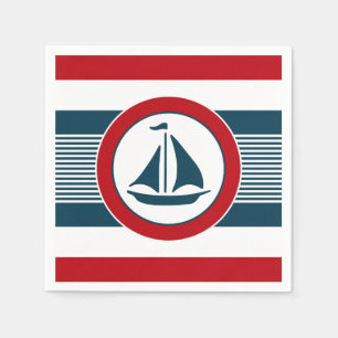 Serviette Jetable Nautical design