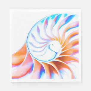 Serviette Jetable Nautilus coloré