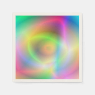 Serviette Jetable Neon Fun