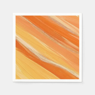 Serviette Jetable Nuances d'orange