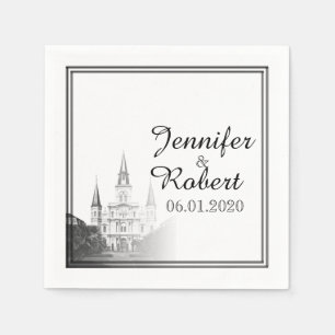 Serviette Jetable Nuit Orléans Destination Mariage Napkin