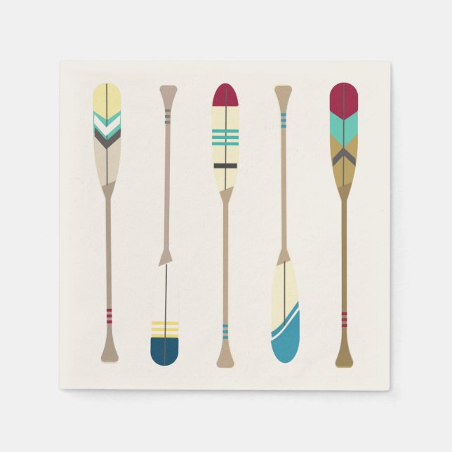 Serviette Jetable Oars vintages (Devant)