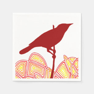 Serviette Jetable Oiseau