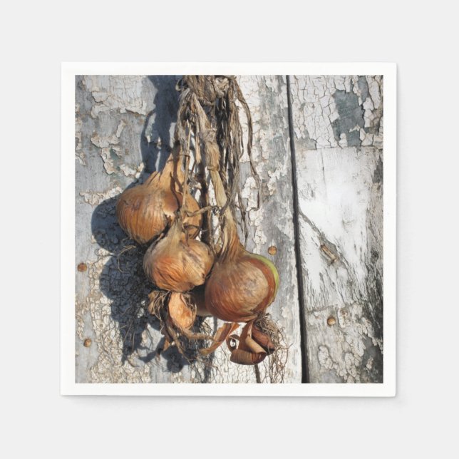 SERVIETTE JETABLE ONIONS (Devant)