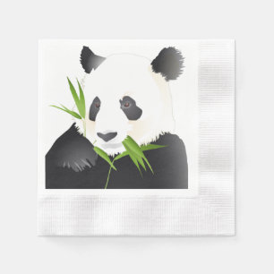 Serviette Jetable Ours panda
