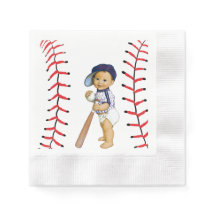Papier Baby shower de base-ball