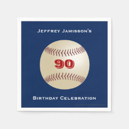 Serviette Jetable Papier de baseball serviettes, fête d'anniversaire