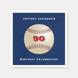 Serviette Jetable Papier de baseball serviettes, fête d'anniversaire