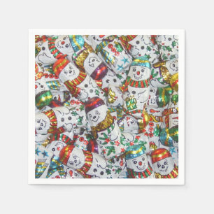 Serviette Jetable Papier doux Snowmen