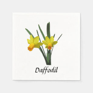 Serviette Jetable Papier Napkin - Daffodique