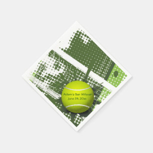 Serviette Jetable Papier Tennis Design Napkins