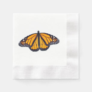 Serviette Jetable Papillon de monarque