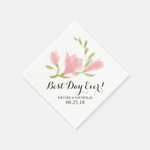 Serviette Jetable Parfum Freesia Petals Meilleur Jour Jamais !