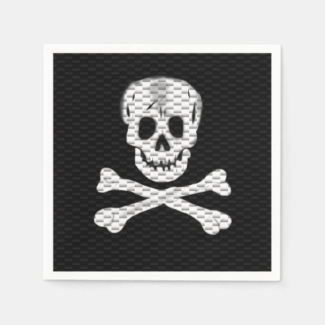 Serviette Jetable Parlez comme une journée de pirates (Devant)