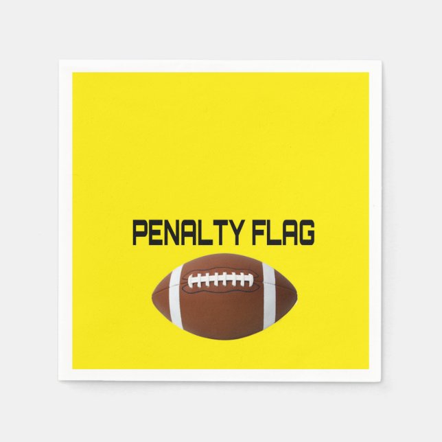 Serviette Jetable Pénalité de football (Devant)