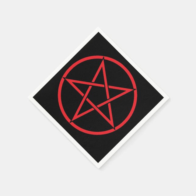 Serviette Jetable Pentagramme (Coin)