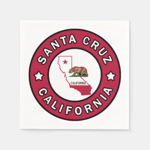Serviette Jetable Père Noël Cruz Californie