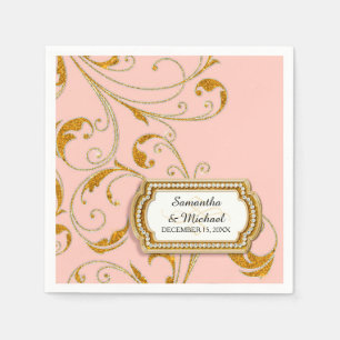 Serviette Jetable Personnalité de Glam Old Hollywood