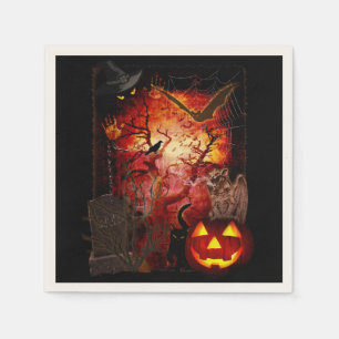 Serviette Jetable Peur Napkin pour votre fête d'Halloween