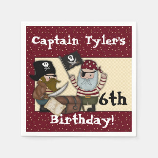 Serviette Jetable Pirate Anniversaire Thème Anniversaire Papier de f