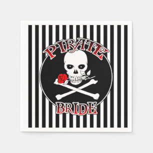 Serviette Jetable Pirate Bride Papier Napkins