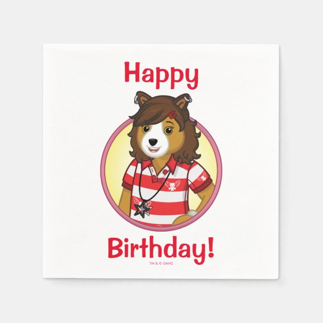 Serviette Jetable PJ Collie (Devant)