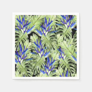 Serviette Jetable Plante tropical 2.