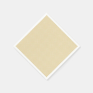 Serviette Jetable Pois épicé de moutarde