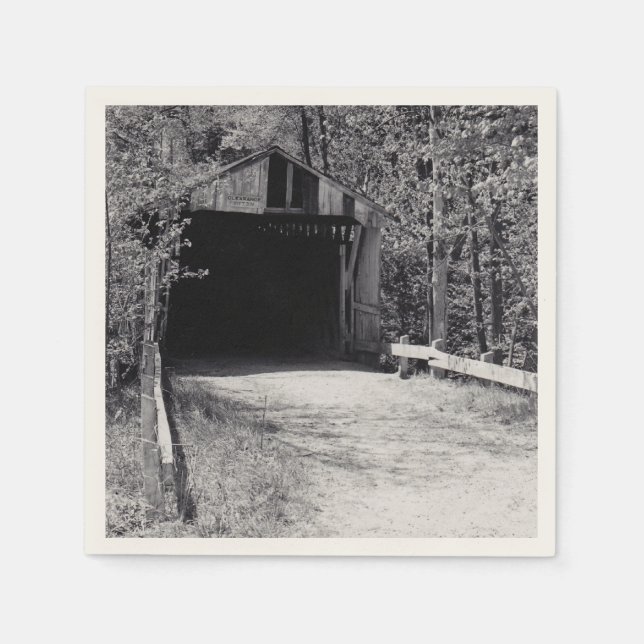 Serviette Jetable Pont couvert (Devant)