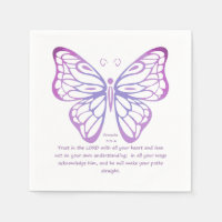 Proverbes 3:5,6 Écriture Inspiration Papillon