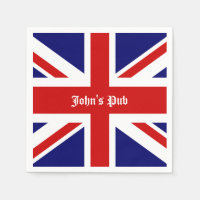 Pub britannique personnalisé Union Jack